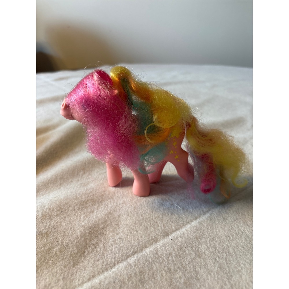 1984 Hasbro My Little Pony Pink Rainbow Mane Star Symbol - Picture 4 of 8